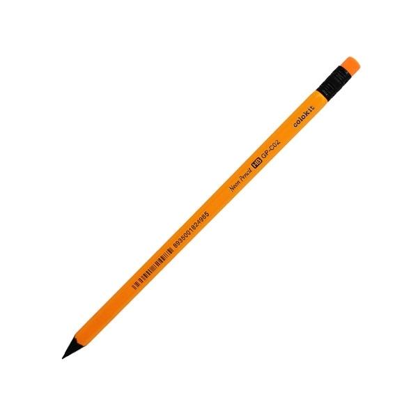 Bút Chì Gỗ HB Neon Pencil - Colokit GP-C02 (Mẫu Màu Giao Ngẫu Nhiên)