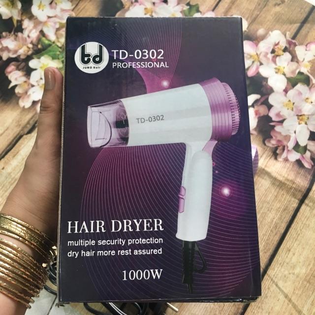 MÁY SẤY TÓC MINI CÁ NHÂN TD0302 1000W