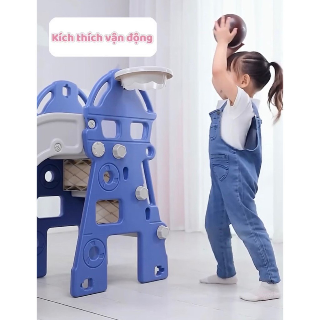 CẦU TRƯỢT KÈM RỔ BÓNG TẢI TRỌNG 50KG