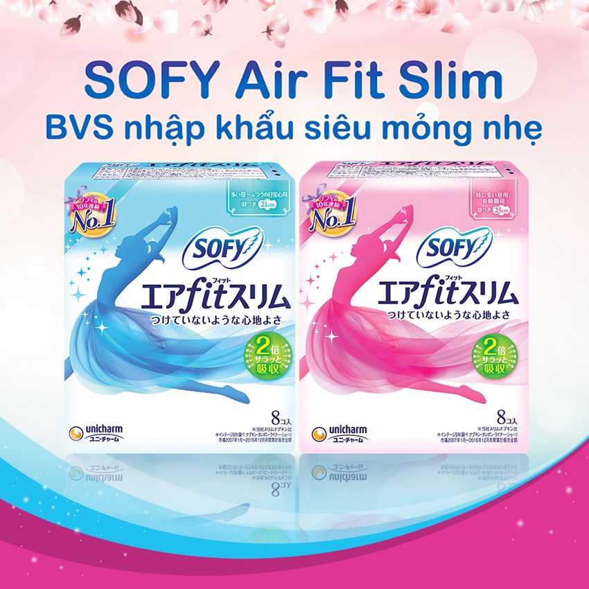 Băng Vệ Sinh Siêu Mềm Mỏng Sofy Skin Comfort Ultra Thin 29cm Có Cánh Gói 08 miếng-1803