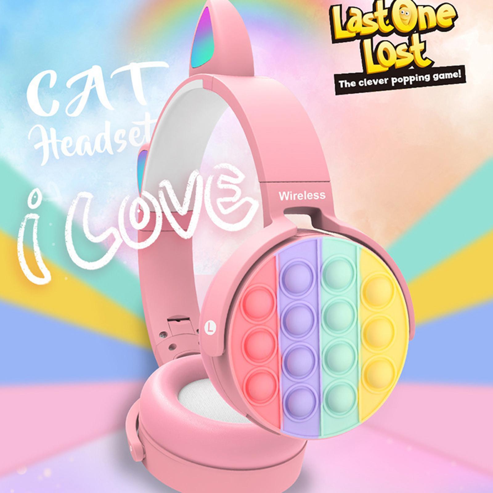 Cute Gaming Headset Comfortable Ear Pads over Ear Headphones for PC Computer