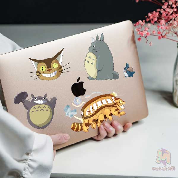 Miếng Dán Stickers chủ đề Totoro