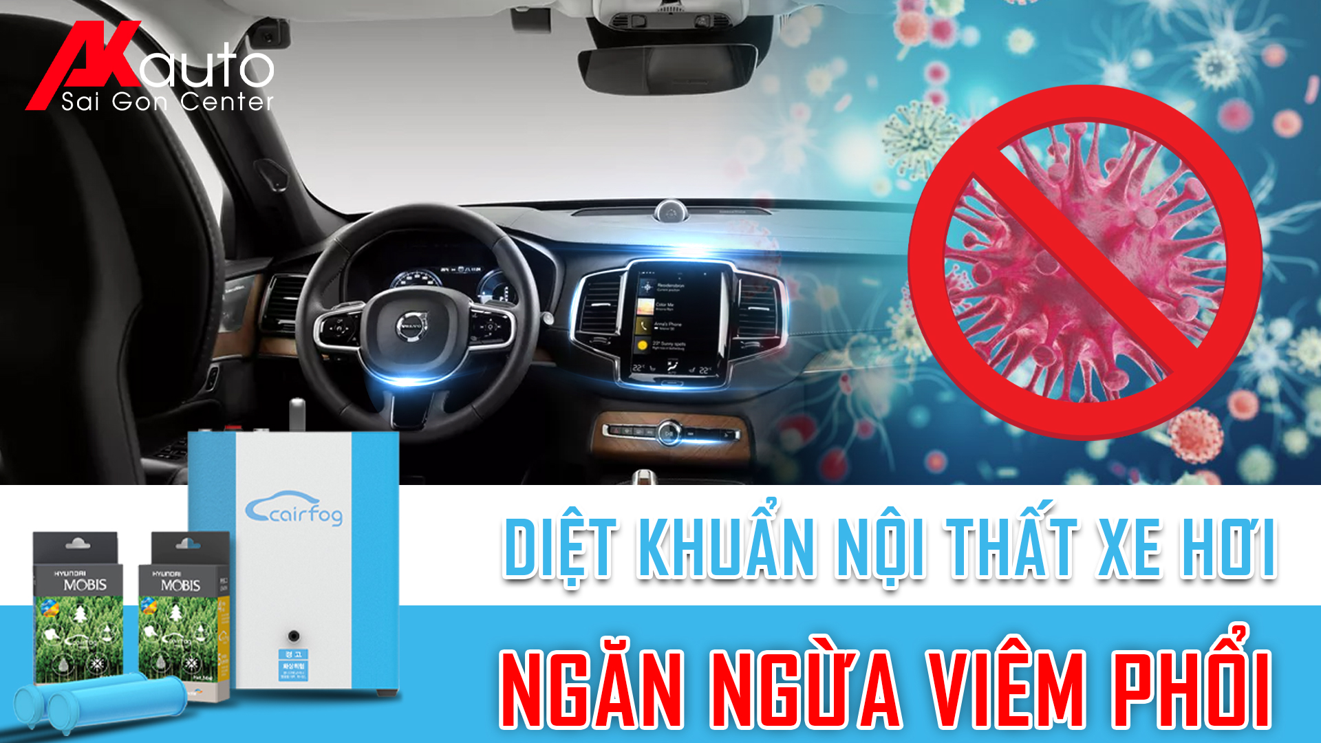 [Áp dụng HCM] Gói Xông Tinh Dầu Diệt Khuẩn CairFog - Công Nghệ Hàn Quốc Vượt Trội