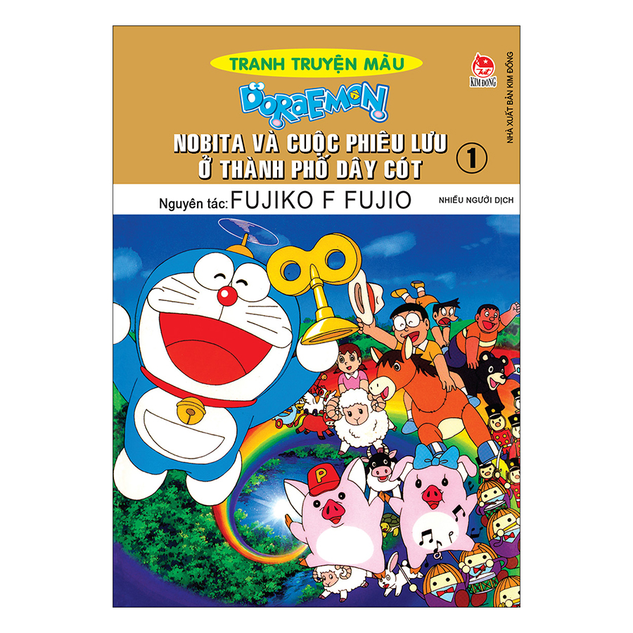 Doraemon Tranh Truyện Màu : Nobita Và Cuộc Phiêu Lưu Ở Thành Phố Dây Cót - Tập 1 (Tái Bản 2019)