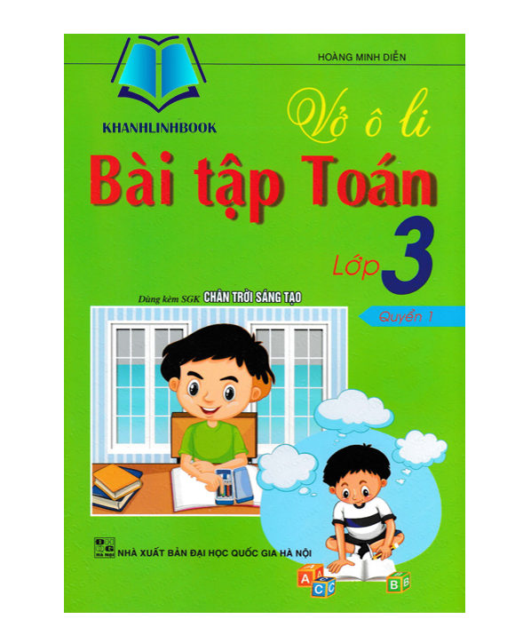 Sách - Vở ô Li Bài Tập Toán Lớp 3 Quyển 1