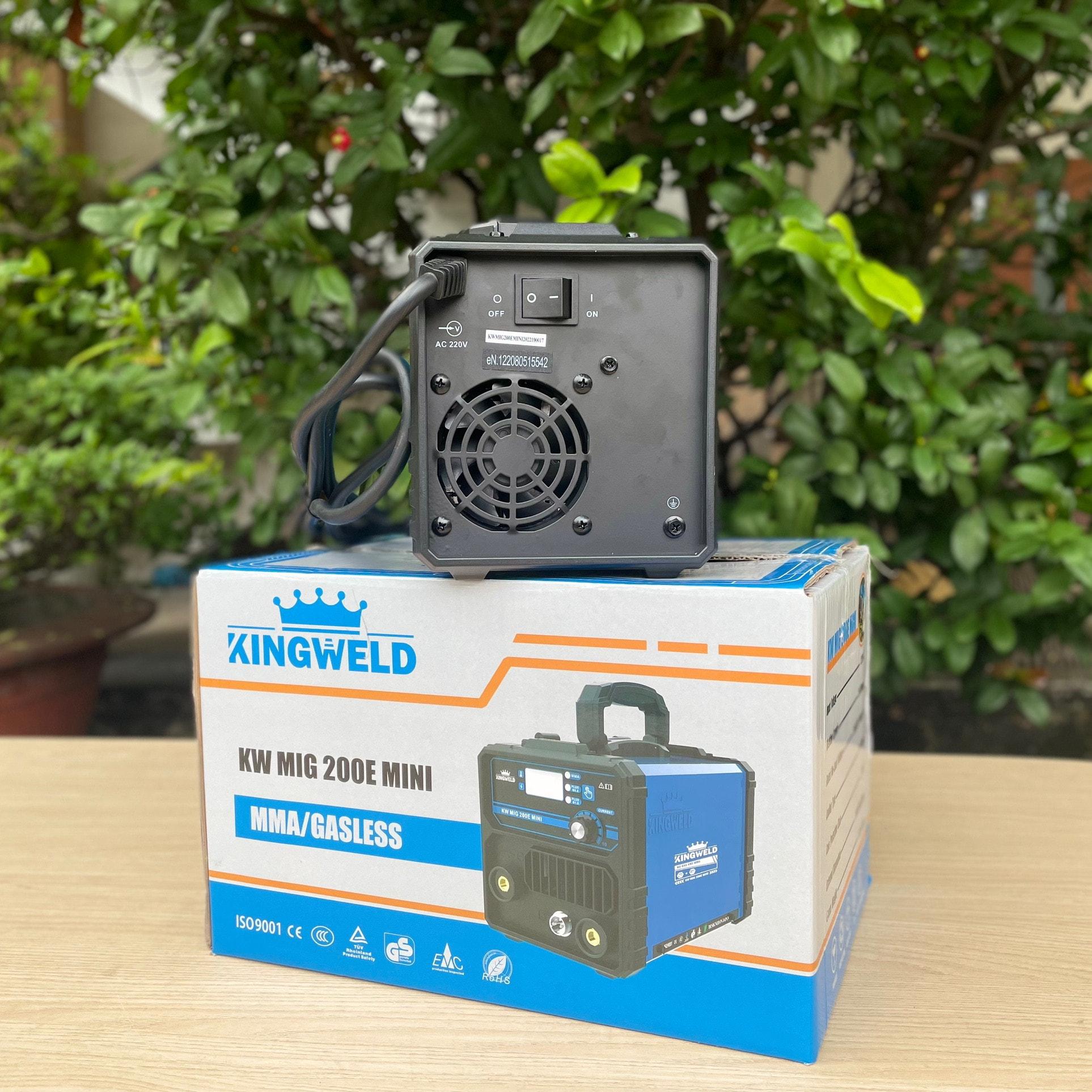 MÁY HÀN MIG MINI KINGWELD KW MIG-200E MINI - HÀNG CHÍNH HÃNG