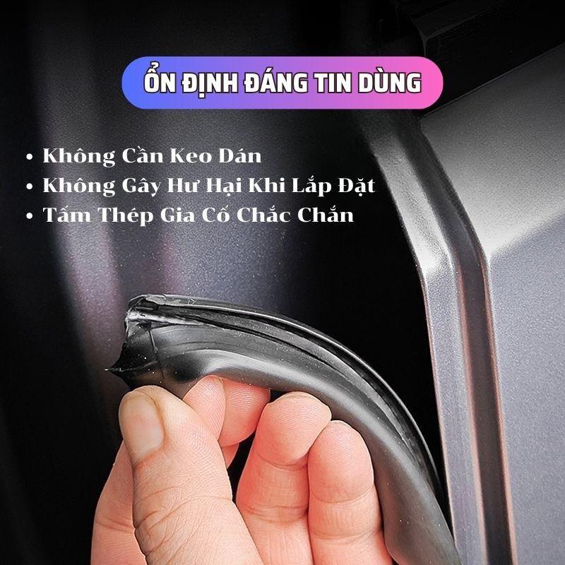 Bộ 2 Sợi Gioăng Cột B Lõi Thép Nẹp Mép Cửa Ô Tô – Tăng Độ Kín Chống Ồn, Chống Rung Lắc, Chống Va Đập Cửa Hiệu Quả