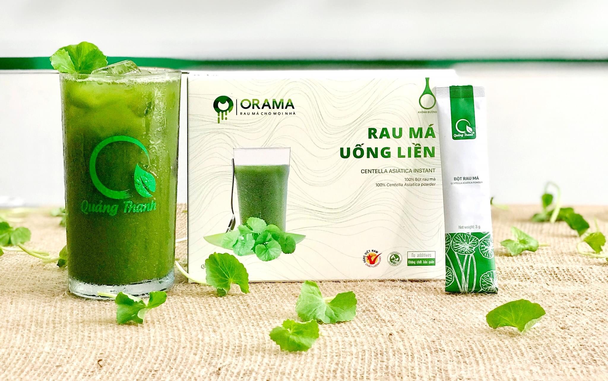 Rau Má Uống Liền Sấy Lạnh Nguyên Chất - Mát gan, detox, giảm mụn, giảm cân, giải nhiệt - Hộp Ko Đường