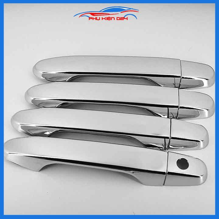 Bộ 4 ốp tay nắm cửa mạ crom Civic 2008-2011, 2012-2015, 2016-2020 sáng bóng chống trầy bảo vệ cửa xe ô tô