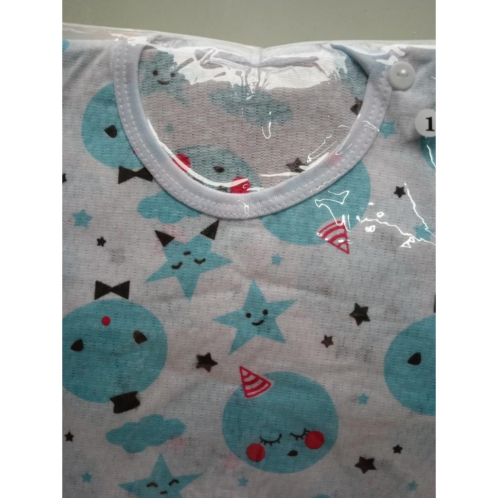 Bộ cotton thông hơi cho bé sơ sinh đến 15kg