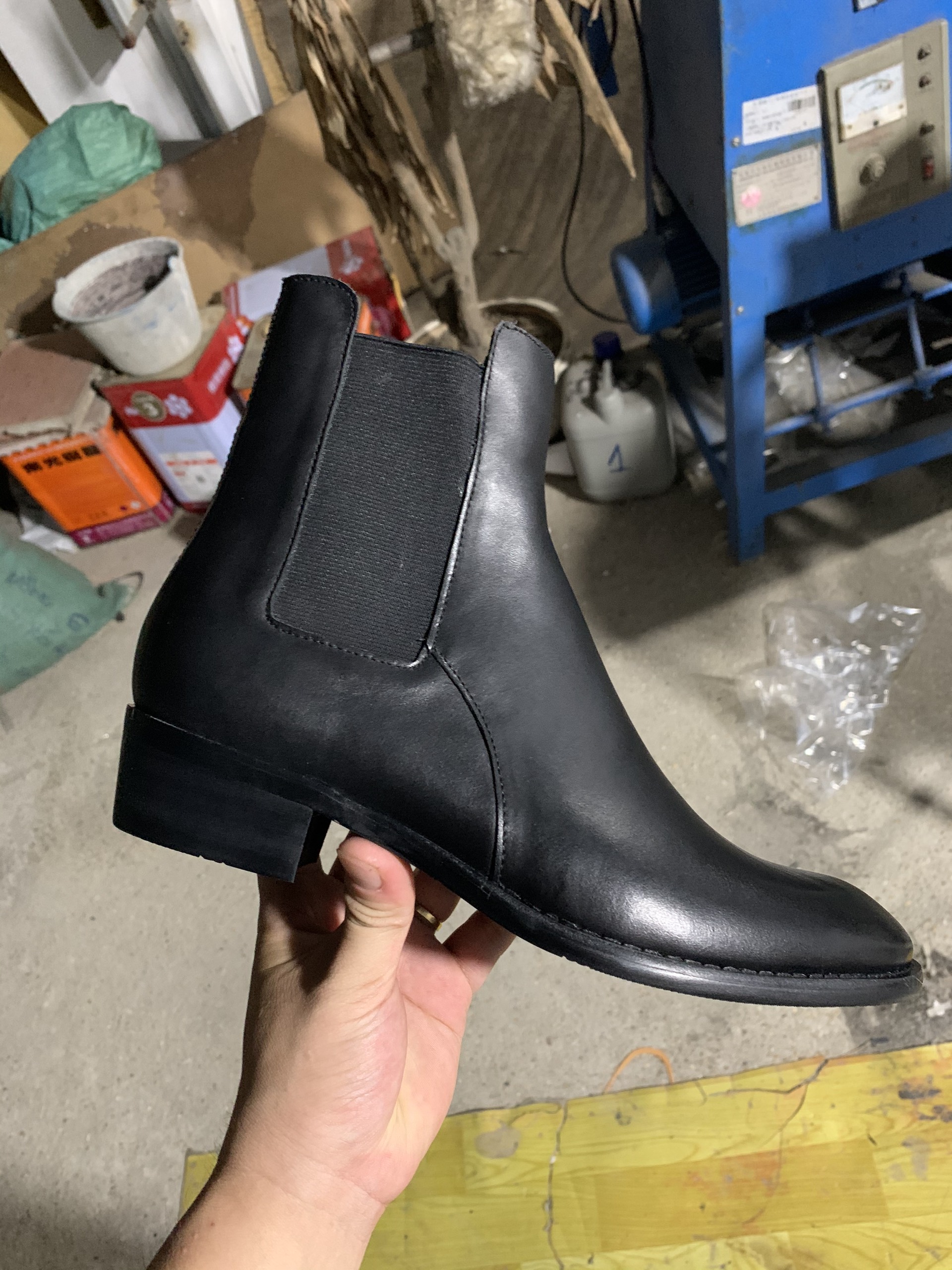 Giày da Chelsea Boots Da Bò Đế Phíp Gỗ Streetwear BẢO HÀNH 12 THÁNG Kiểu Dáng Đường Phố Tặng Kèm Phụ Kiện Boots