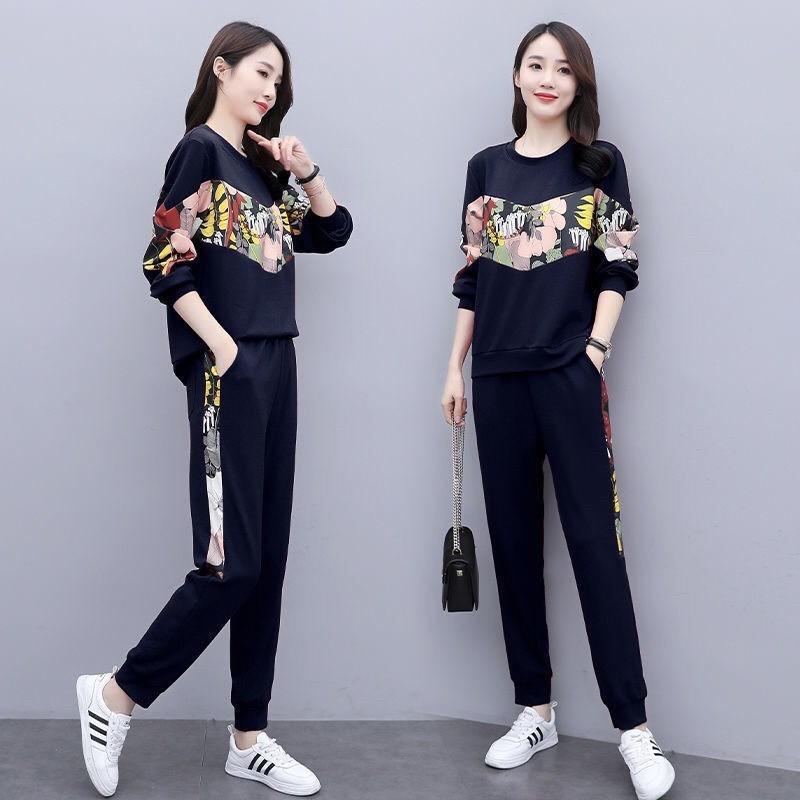 Bộ mặc nhà dài tay phối hoa cực đẹp