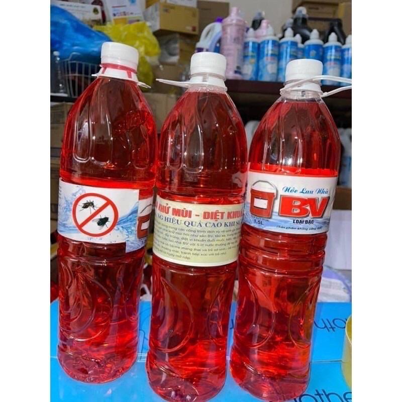 Nước lau sàn nhà, sua đuổi muỗi, côn trùng hiệu quả chai 1,5 lít