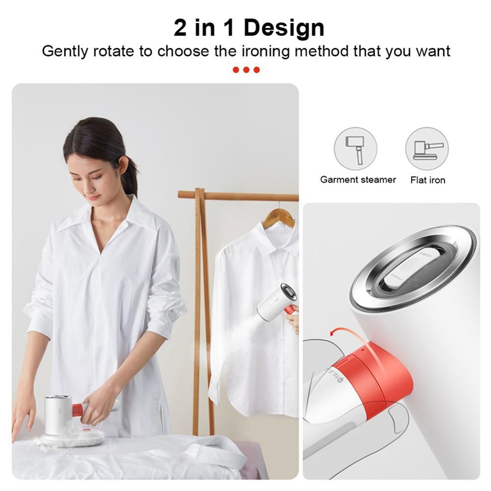 Bàn là điện cầm tay hơi nước Deerma portable steam ironing machine hàng nhập khẩu - HS218