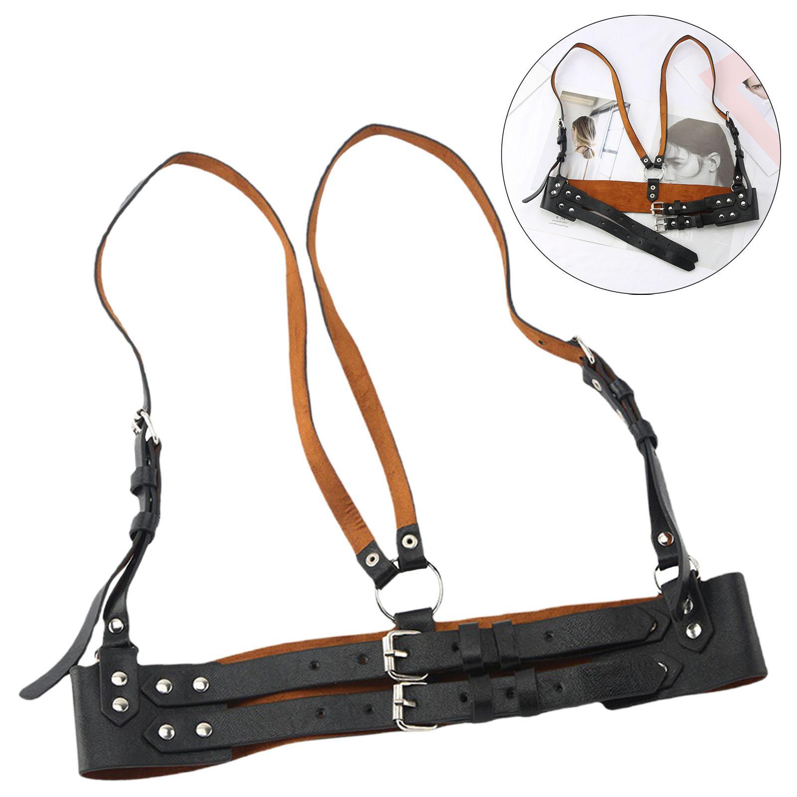 Fashion Women's Pu Leather Waist Belt Adjustable Underbust Corset for Dress