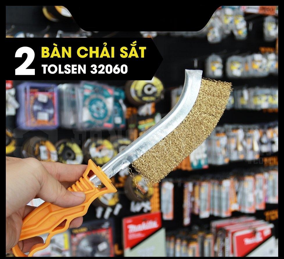 BÀN CHẢI SẮT 250mm TOLSEN 32060 - HÀNG CHÍNH HÃNG