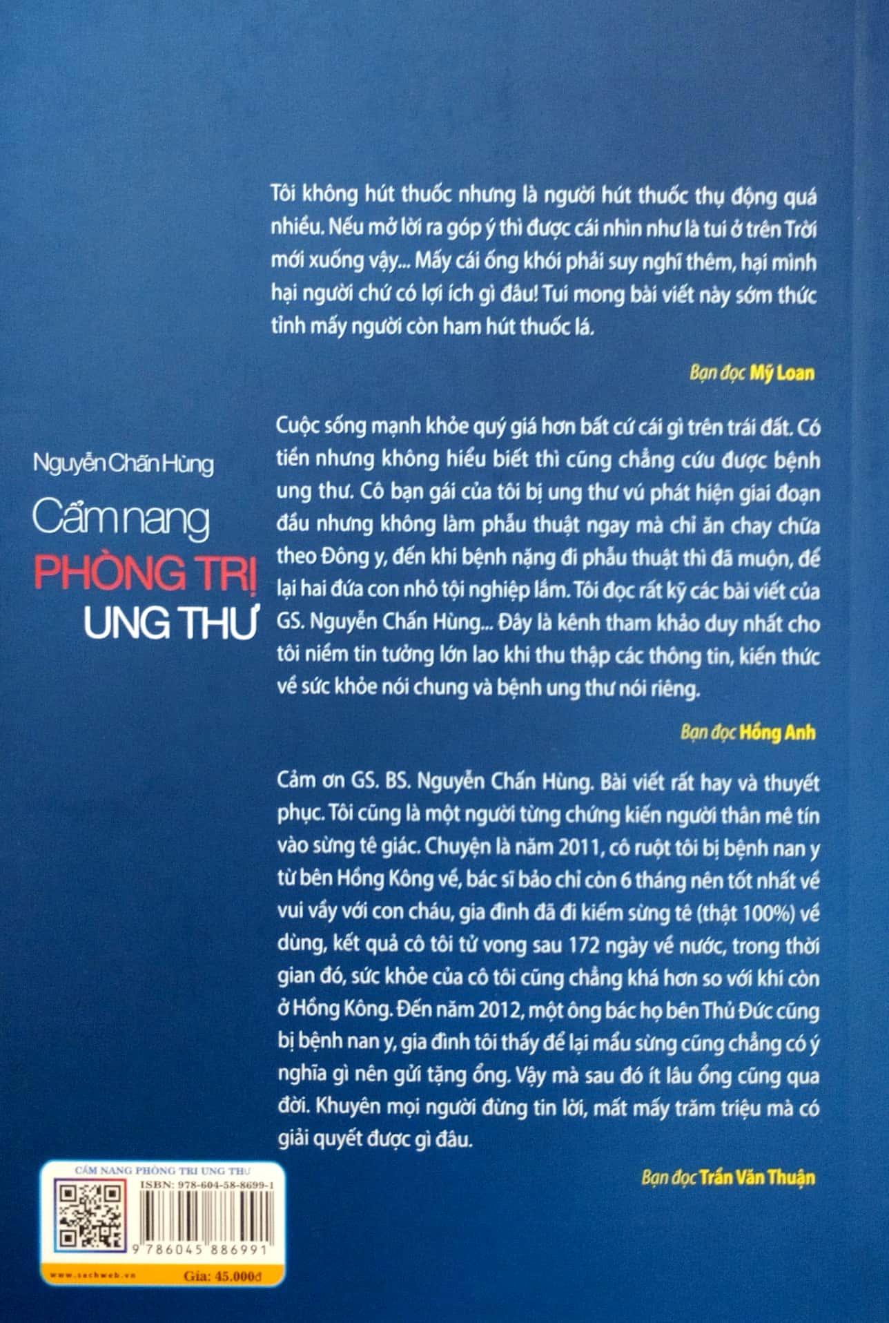 Cẩm Nang Phòng Trị Ung Thư