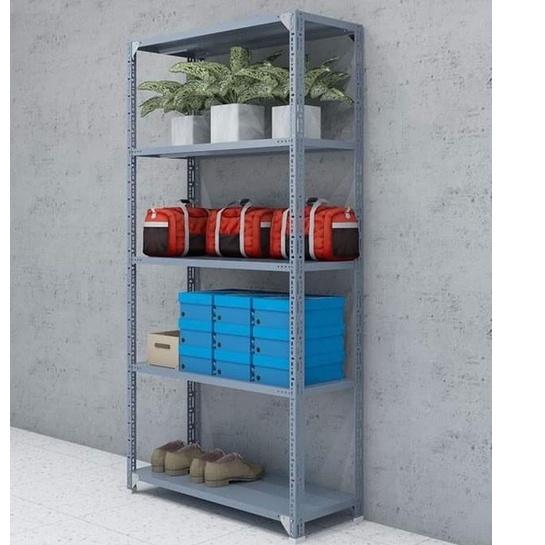KỆ SẮT V LỖ 5 TẦNG ,RỘNG 40CM X DÀI 1,5M X CAO 2M.KỆ ĐỂ HÀNG HÓA ,KỆ TRƯNG BÀY