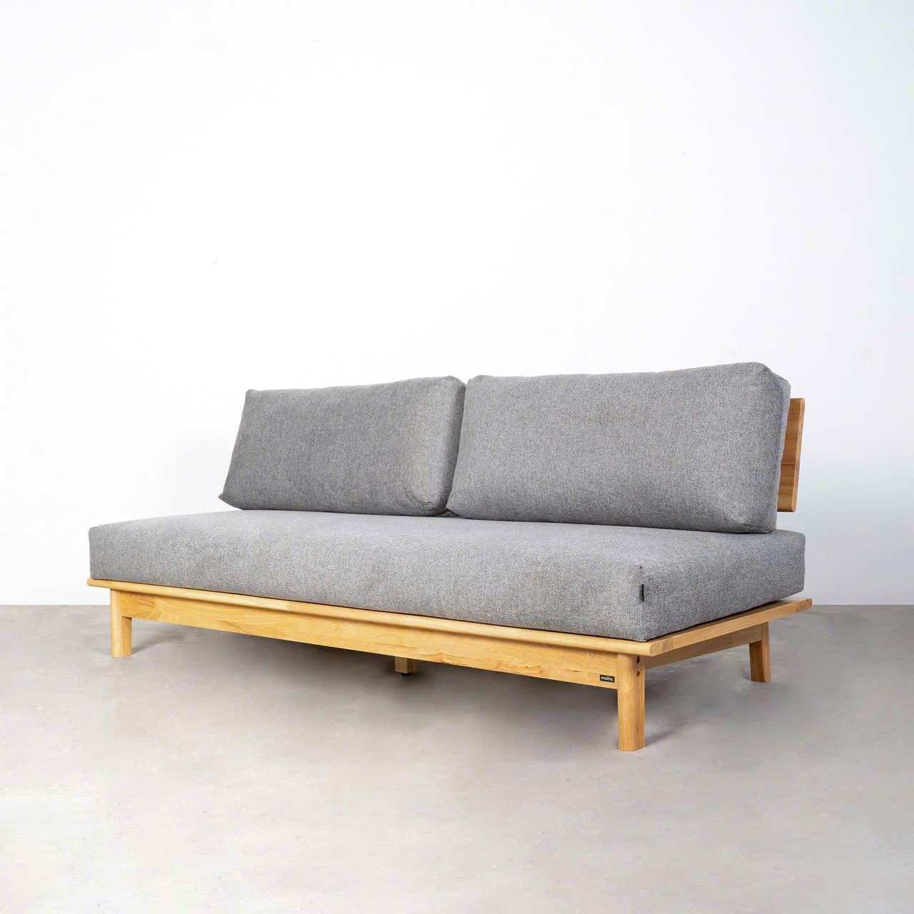 Sofa băng gỗ nệm Mohonaco hiện đại Tundo kích thước 1m8