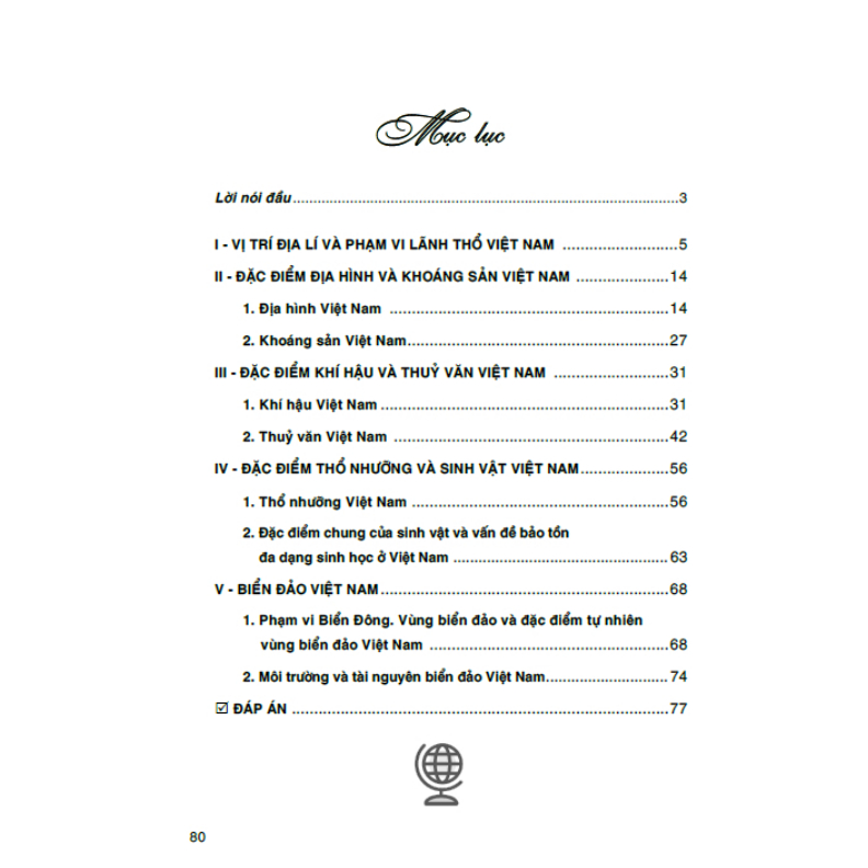 Sách - Trắc nghiệm địa lí 8