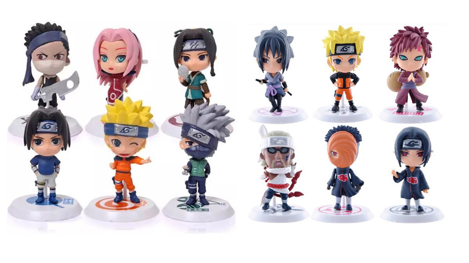 Bộ 12 nhân vật Naruto cao 7cm
