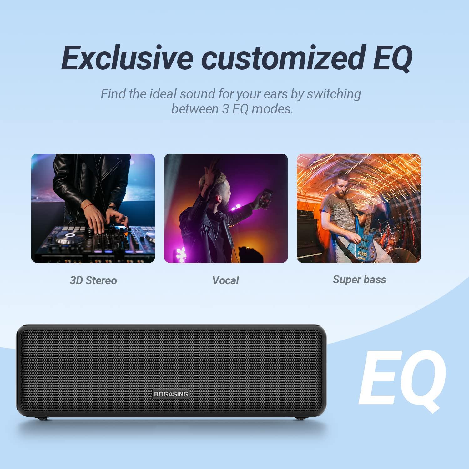 Loa bogasing m8 loa bluetooth loa di động loa di động IPX7 30W HD âm thanh vòm âm thanh không dây bluetooth 5.0 màu