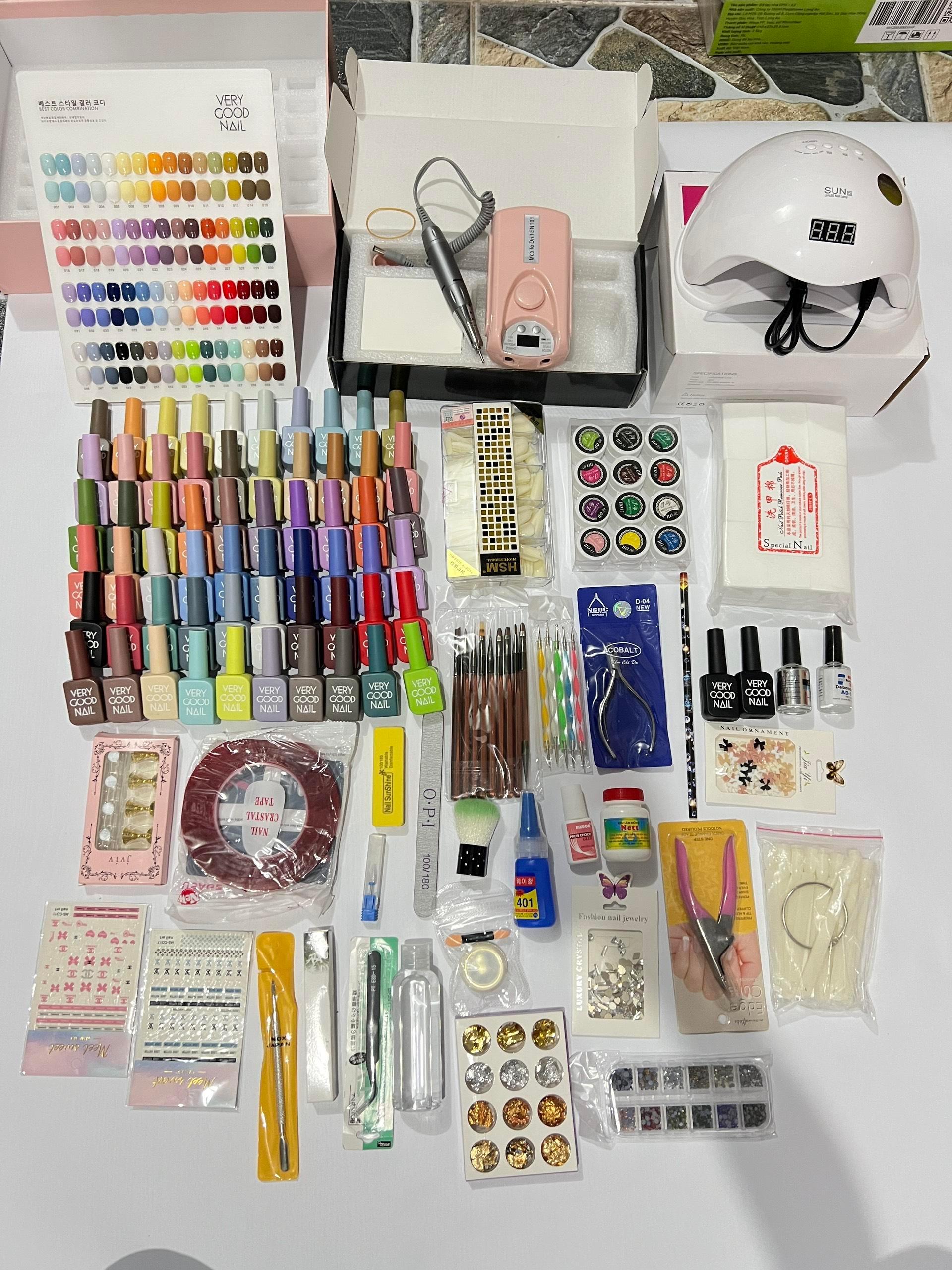 Combo Dụng Cụ Nail Cá Nhân Số 12 Chuyên Nghiệp Nhà Nail Phương Miu, Chất Lượng Cao Cho Thợ Nail Đẹp, Làm Nail Tiện Lợi Nữ Women