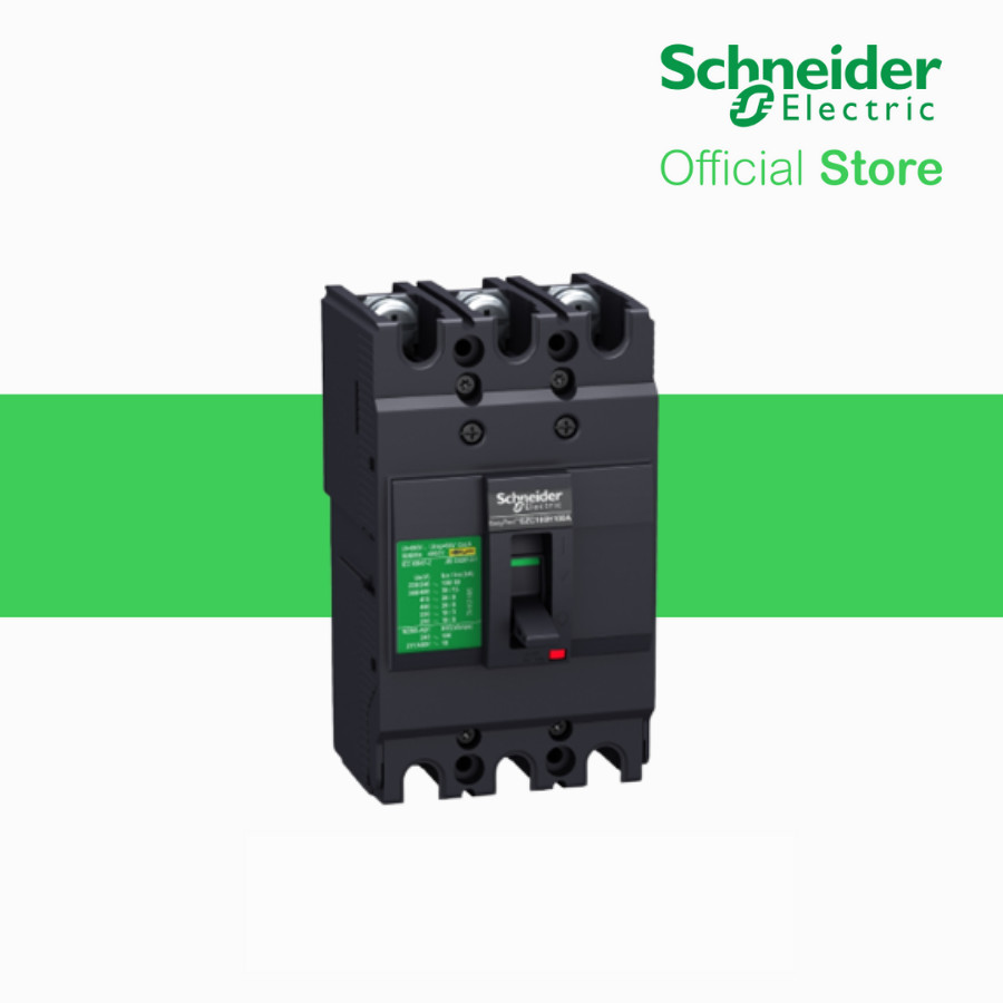 Cầu dao dạng khối 3 cực, dòng cắt 15kA tại 415V 20A - Schneider Electric - EZC100N3020