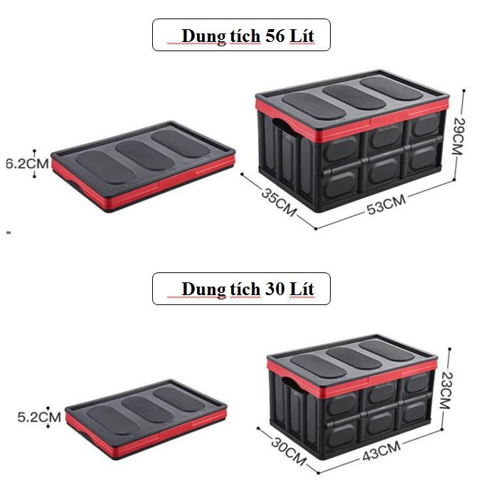 Thùng Đựng Đồ Cốp Sau Ô Tô Cao Cấp – Có Thể Gấp Gọn