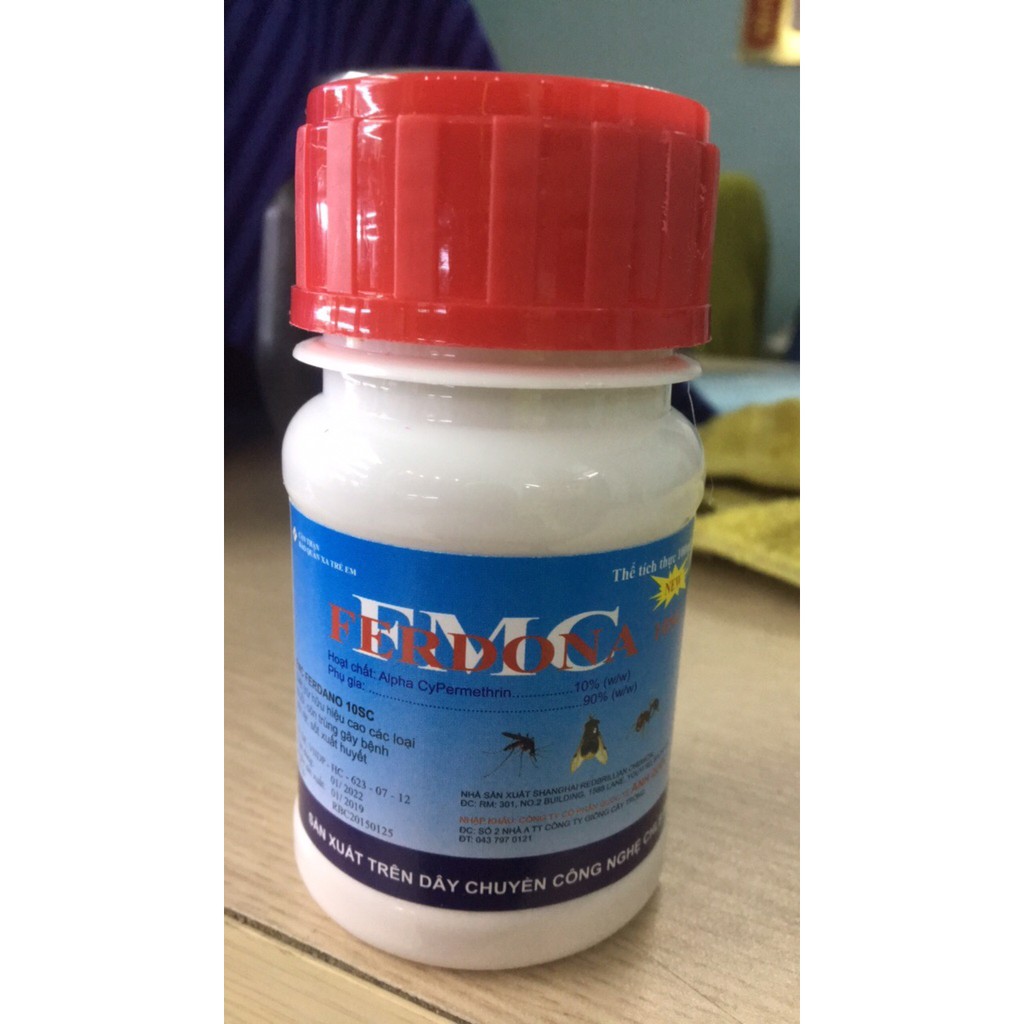 Thuốc muỗi không mùi Ferdona FMC 10EC (100ml) Diệt muỗi suốt 4 tháng