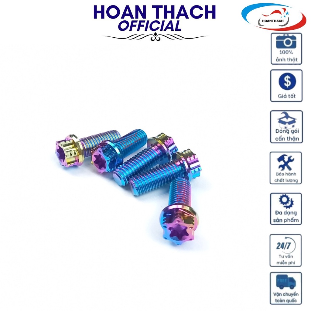 Ốc 8L15 Titan 7 Màu Đầu Salaya gắn cho nhiều dòng xe Máy SP017506 (giá 1 con)