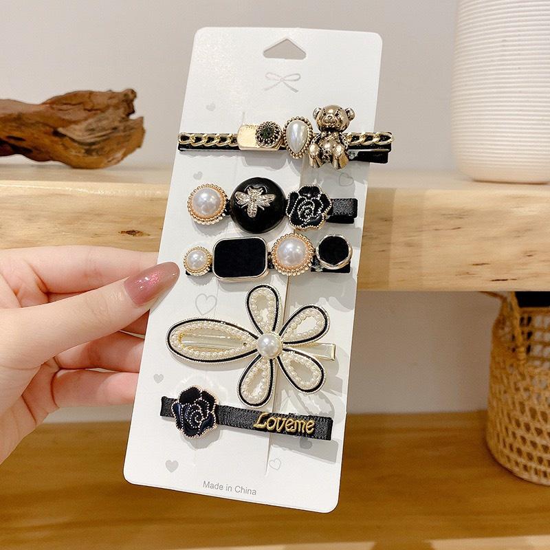 SET5- KẸP ĐÍNH ĐÁ CAO CẤP HOT TREND HÀN QUỐC CỰC SANG CHẢNH - NUNAM SHOP