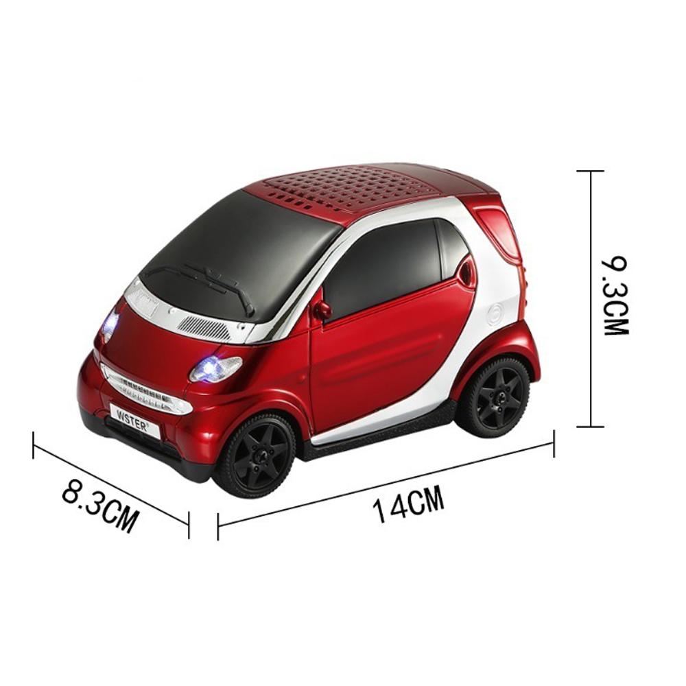 Loa Bluetooth đa năng Tinh tế Mini Tws Di động không dây trên ô tô Kiểu âm thanh gia đình Máy nghe nhạc Hỗ trợ thẻ TF/USB Màu sắc: Đen