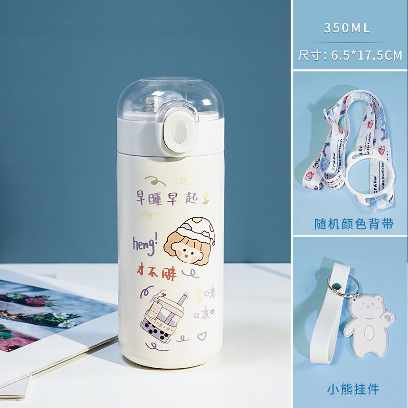 Cốc giữ nhiệt giá rẻ nhất dành cho nữ uống trà có ống hút giá trị cao cốc nước inox 316 trẻ em cốc bụng dung tích lớn