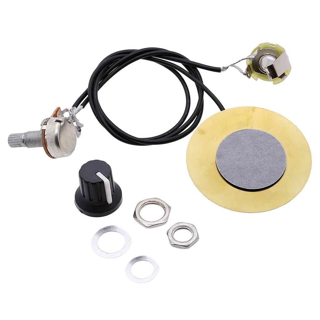 6.35mm Pickup Piezo Transducer for Acoustic Guitar Violin Ukulele Banjo Part