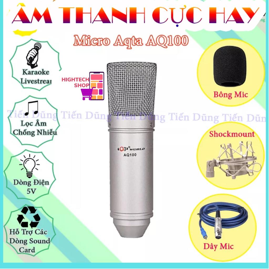 BỘ MIC THU ÂM AQTA WORLD AQ100 CHUYÊN NGHIỆP