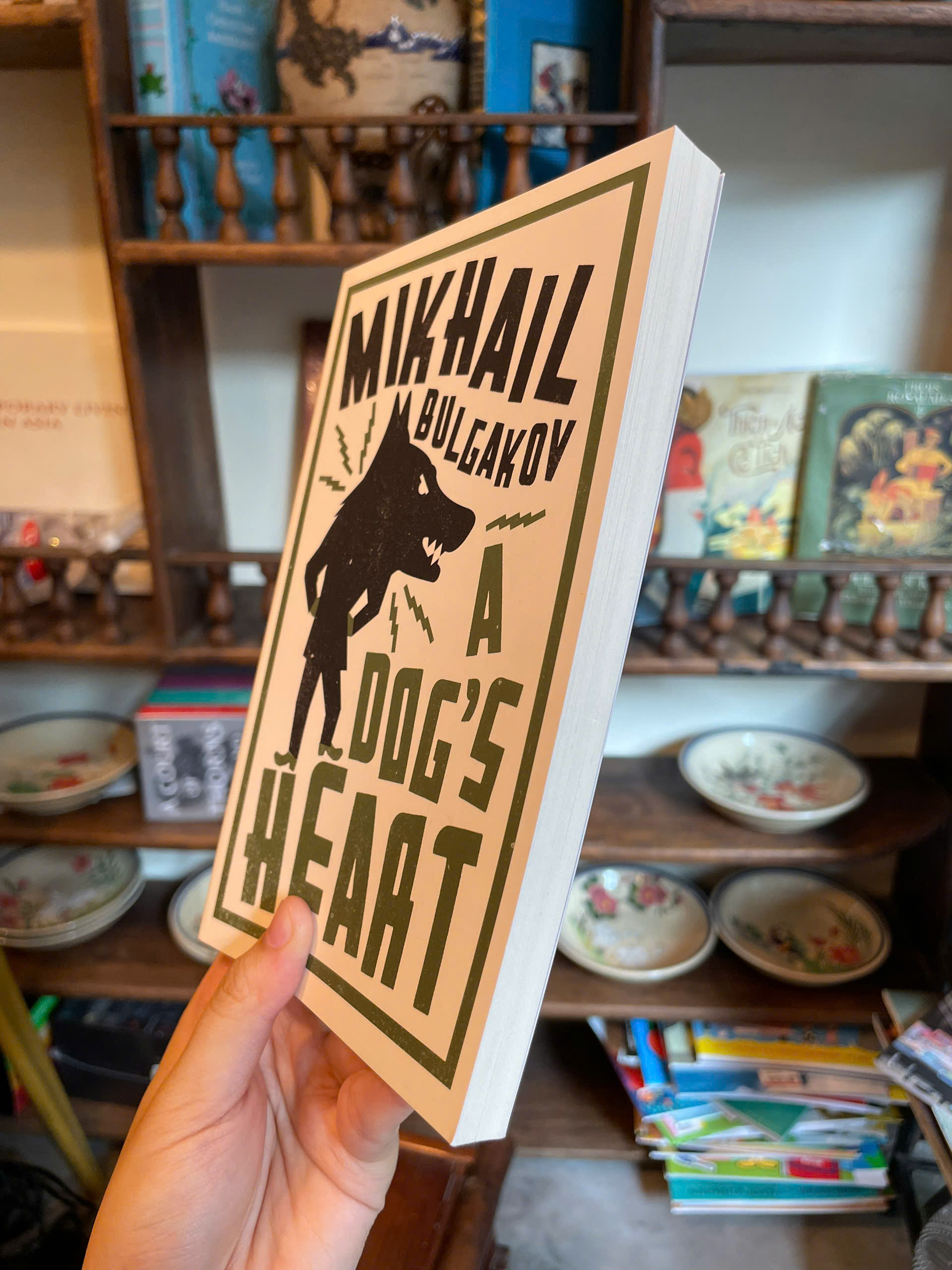 Sách - A Dog's Heart by Mikhail Bulgakov | Classic Fiction / Ngoại văn Nhập khẩu