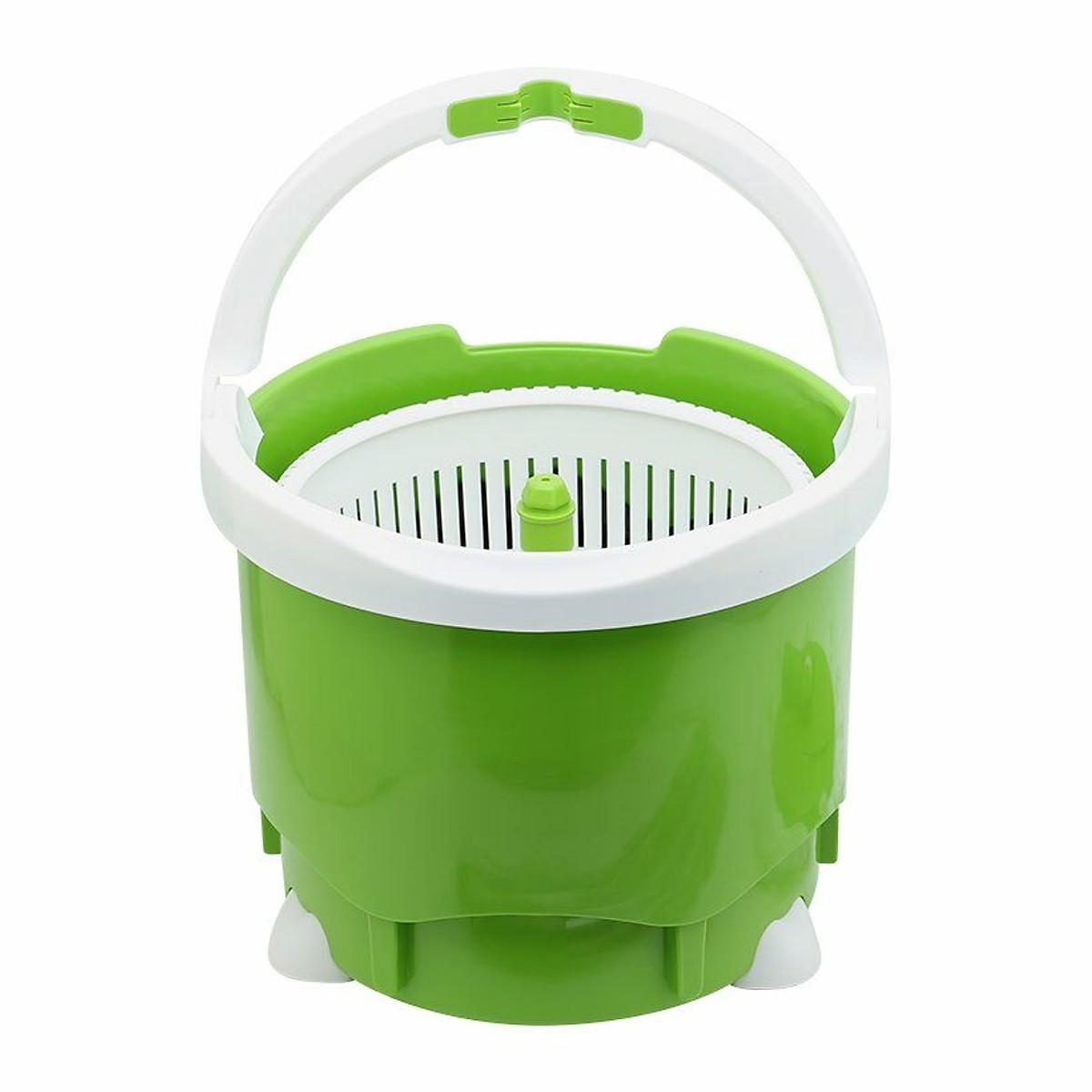 Bộ cây lau nhà 360 độ Scotch - Brite 3M Đa năng, thông minh với lồng giặt và vắt tích hợp, nhỏ gọn tiết kiệm không gian