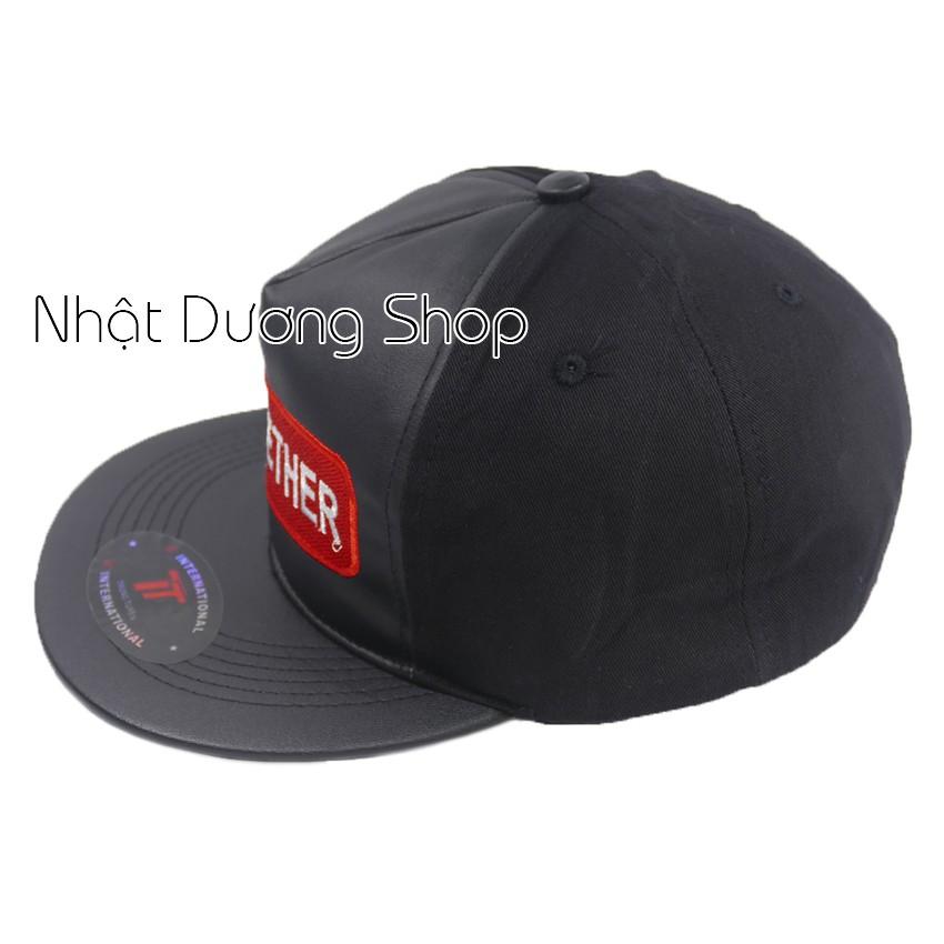 Nón Hiphop Snapback Feel Together - Đen thêu nổi độc đáo, kiểu nón Hiphop độc đáo và nổi bật dành cho nam nữ