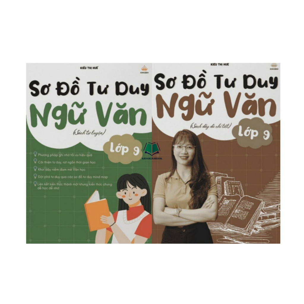 Sách - Sơ đồ tư duy Ngữ Văn 9 (Kingedu)