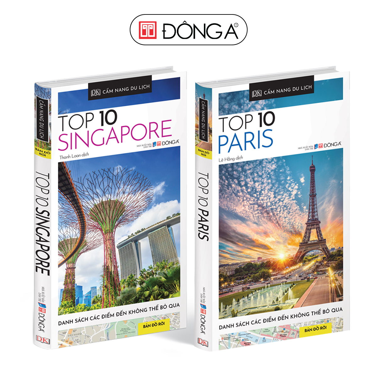 Combo 2 cuốn Cẩm nang du lịch - Top 10