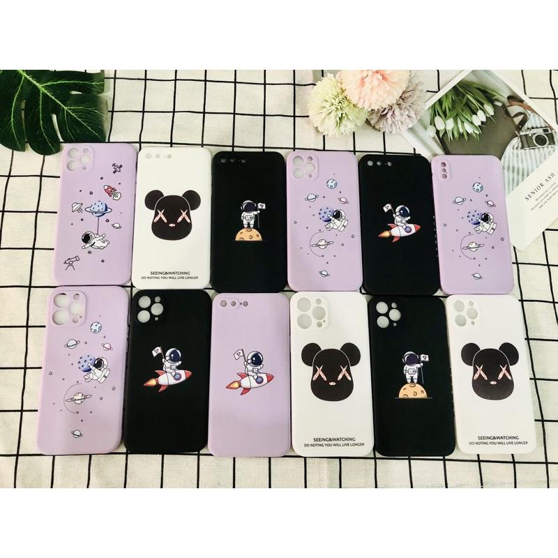 Ốp TPU Dẻo Viền Vuông In Hình CUTE Dành Cho i p h one 11PROMAX/12/12PRO/12PROMAX