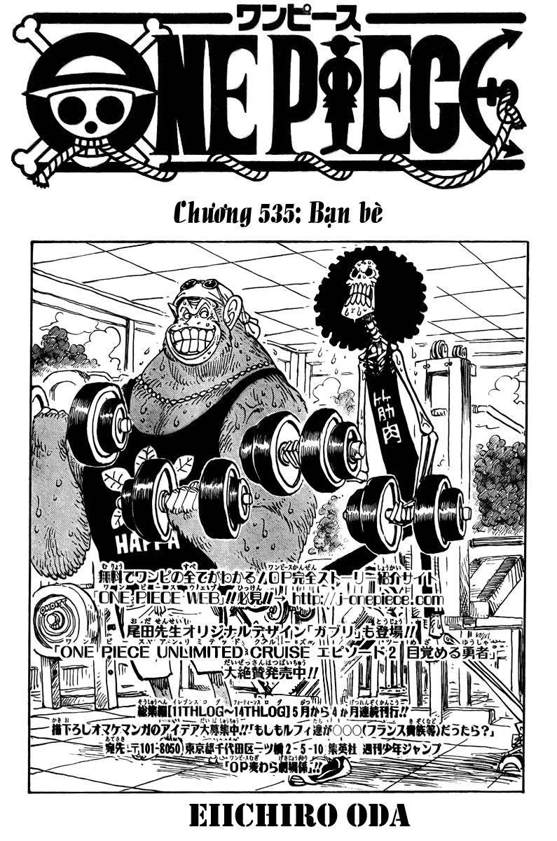 đảo hải tặc - one piece chapter 535 1
