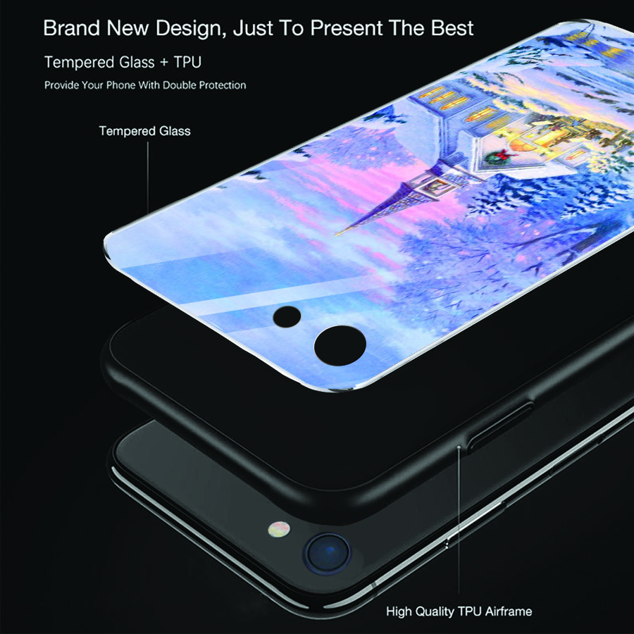 Hình ảnh Ốp kính cường lực cho điện thoại iPhone 6 Plus/6s Plus - GIÁNG SINH ĐẾN RỒI MS GSDRMR001