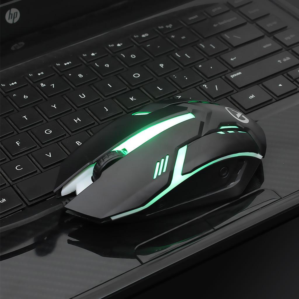 4 Buttons USB Wired LED 2400 DPI Laptop PC Optical Mice Gaming Mouse Mice