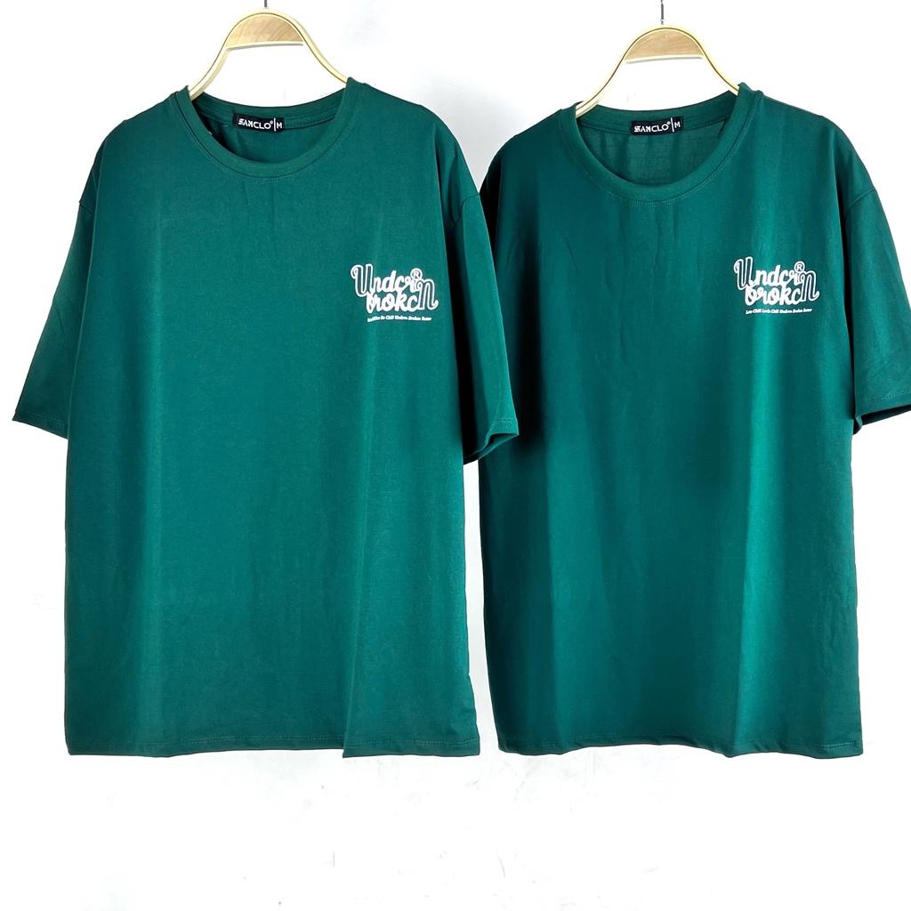Áo thun nữ tay lỡ SAM CLO freesize phông form rộng dáng Unisex - áo lớp, nhóm, couple in chữ UNDER BROKEN