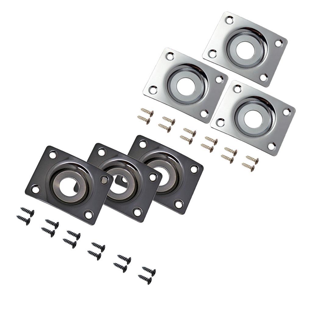 Input Output   Plate for Electric Guitar  LP SG Rectangle