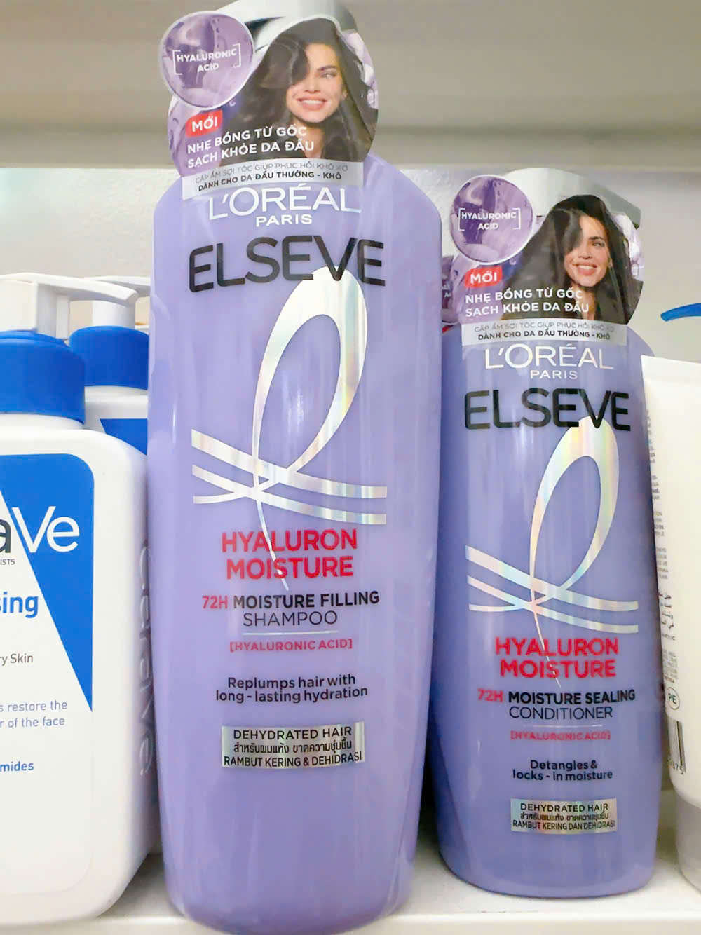Bộ Gội Xả L'Oreal Tóc Phồng Bồng Bềnh Cho Da Đầu Khô