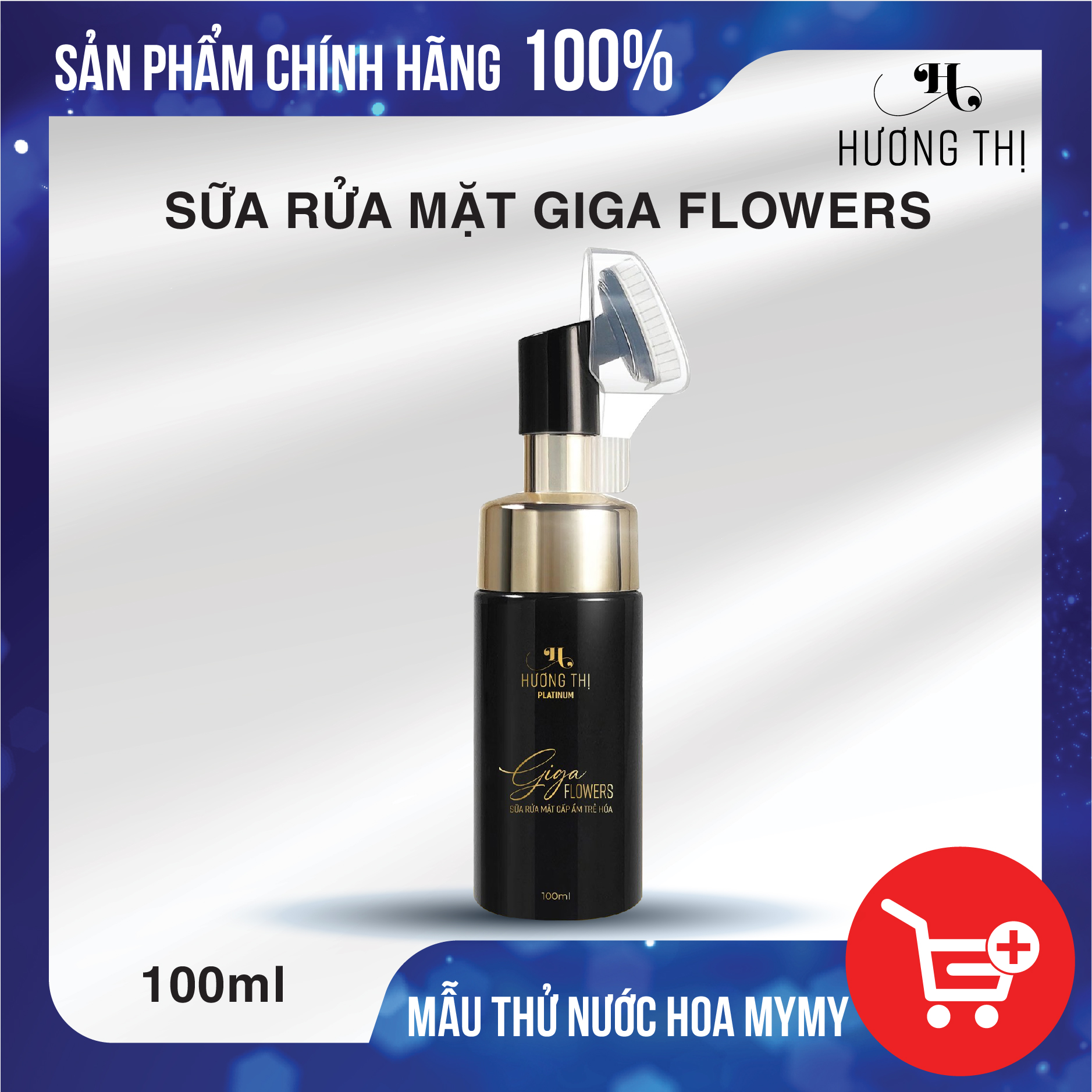 SỮA RỬA MẶT CẤP ẨM TRẺ HÓA GIGA FLOWERS HƯƠNG THỊ