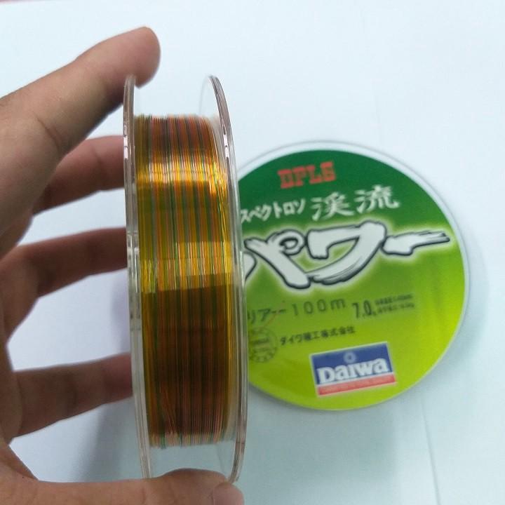 Cước Câu Cá Daiwa 7 Màu 100m tàng hình ( giá siêu khuyến mại )